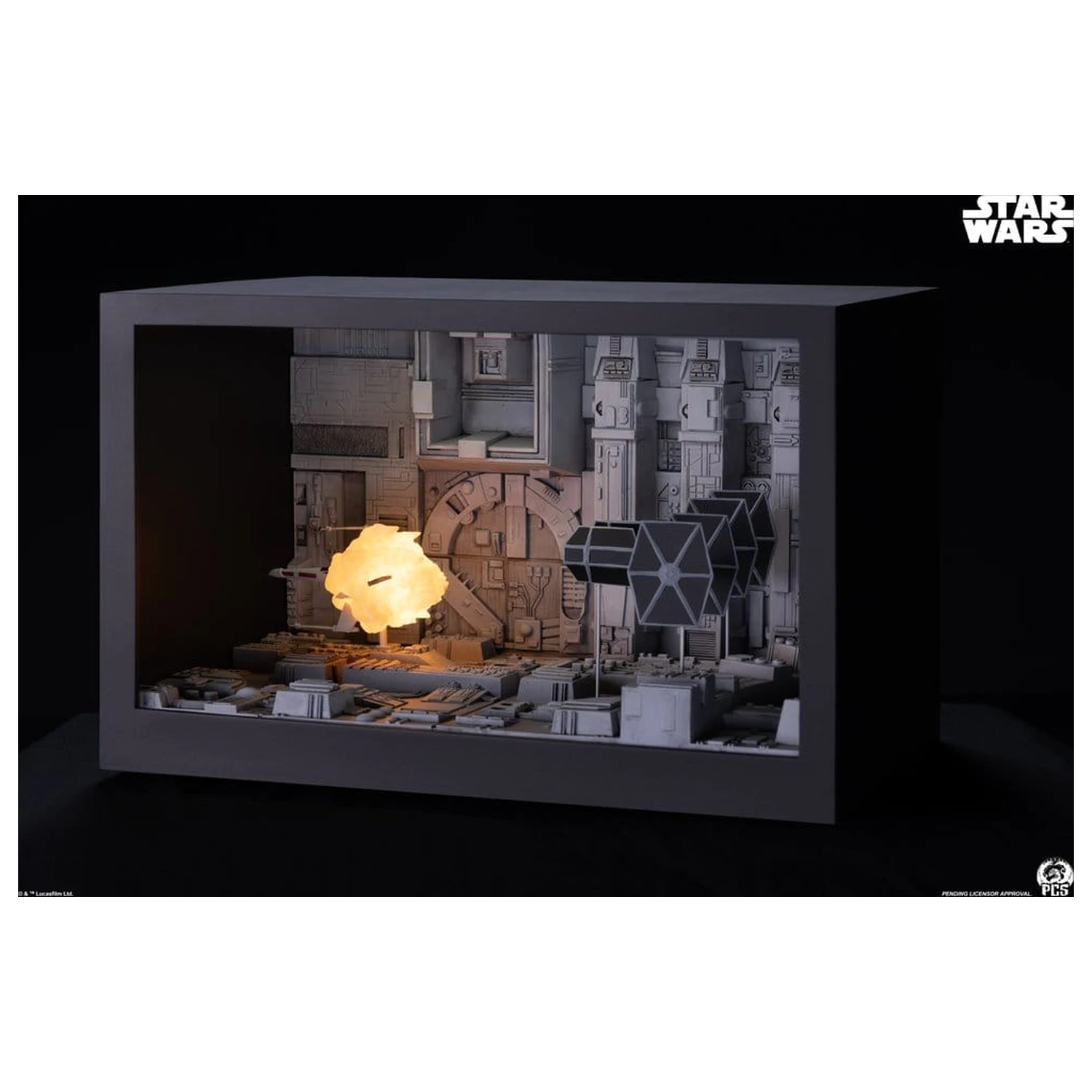 Star Wars Movie Moments Mini Scale Diorama Trench Run 23 cm zdjęcie produktu
