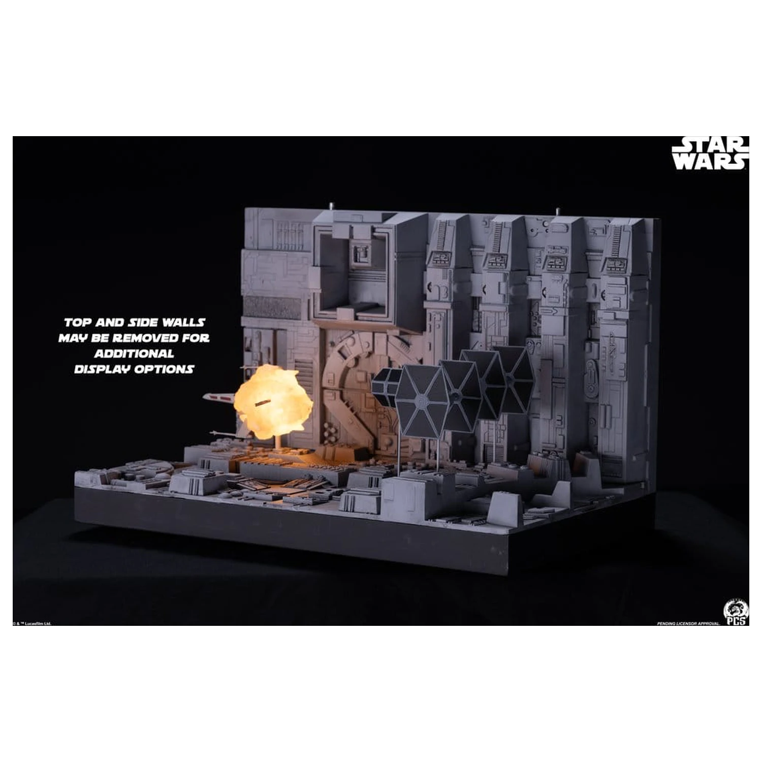 Star Wars Movie Moments Mini Scale Diorama Trench Run 23 cm zdjęcie produktu