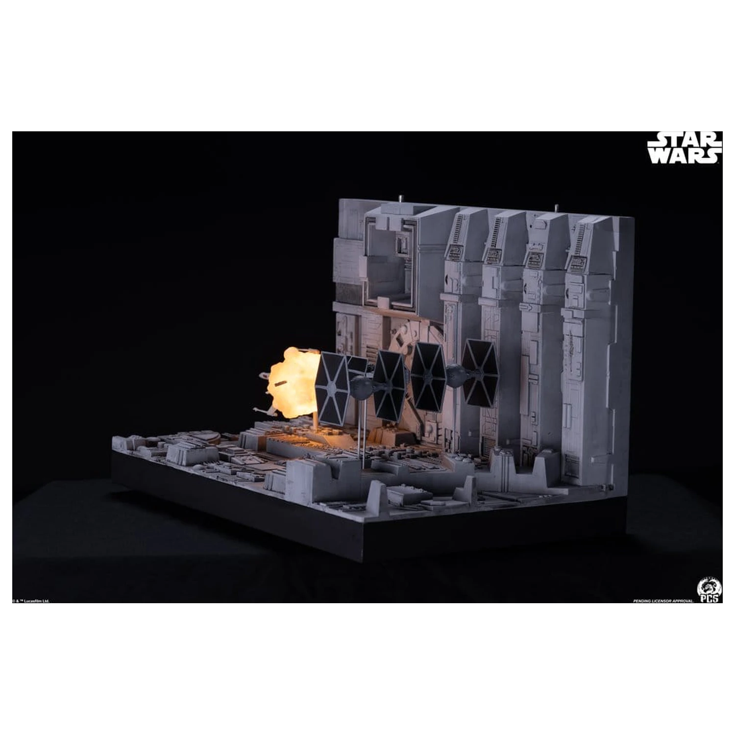 Star Wars Movie Moments Mini Scale Diorama Trench Run 23 cm zdjęcie produktu