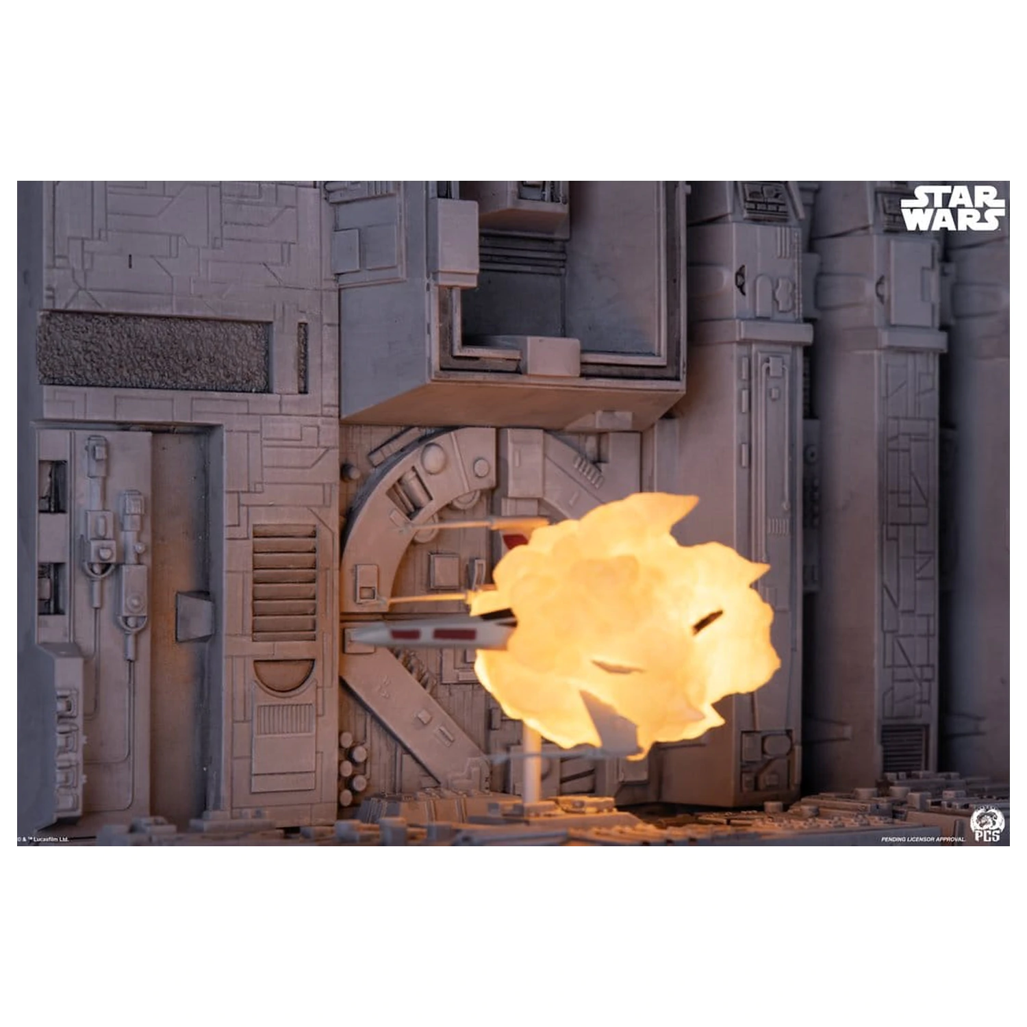Star Wars Movie Moments Mini Scale Diorama Trench Run 23 cm zdjęcie produktu