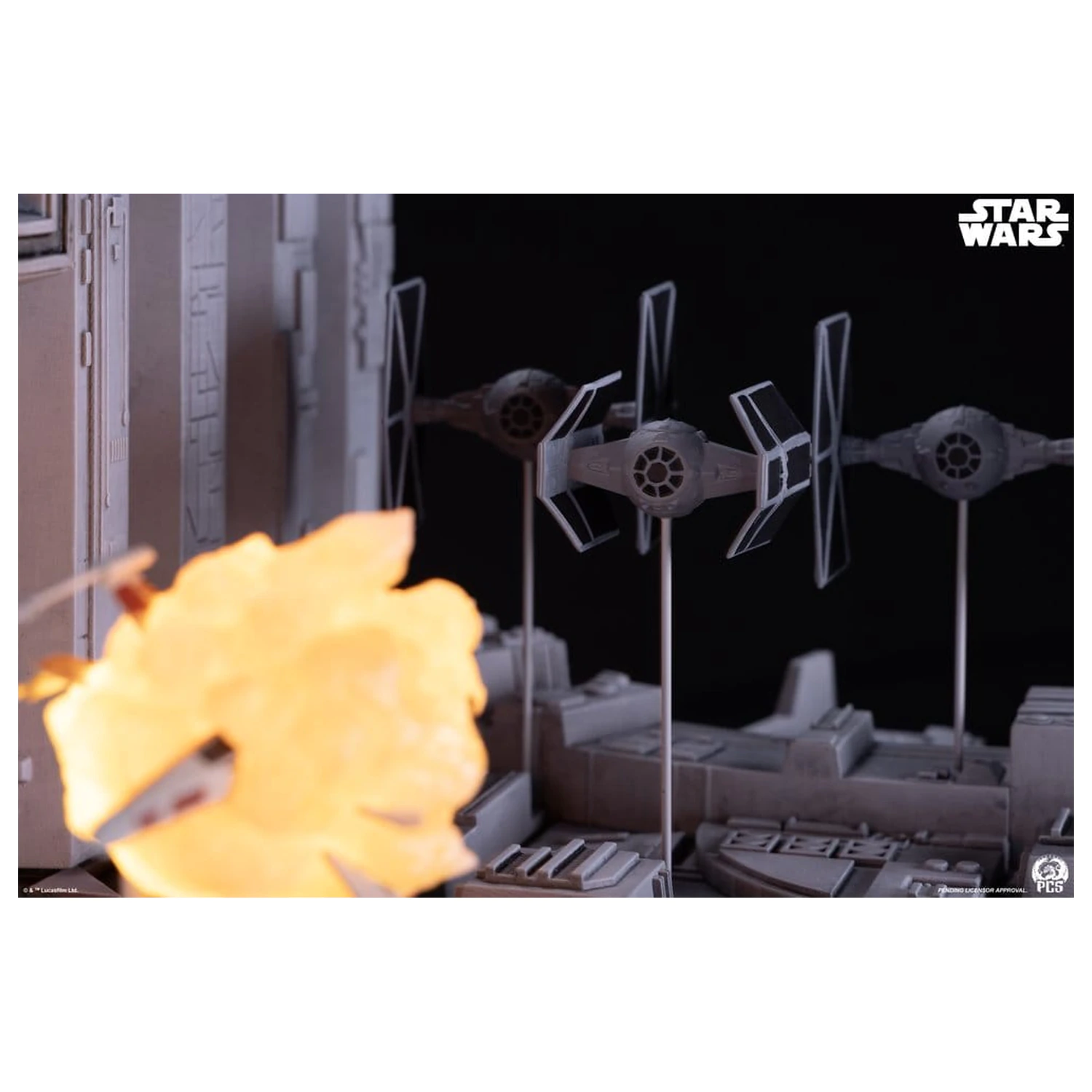 Star Wars Movie Moments Mini Scale Diorama Trench Run 23 cm zdjęcie produktu