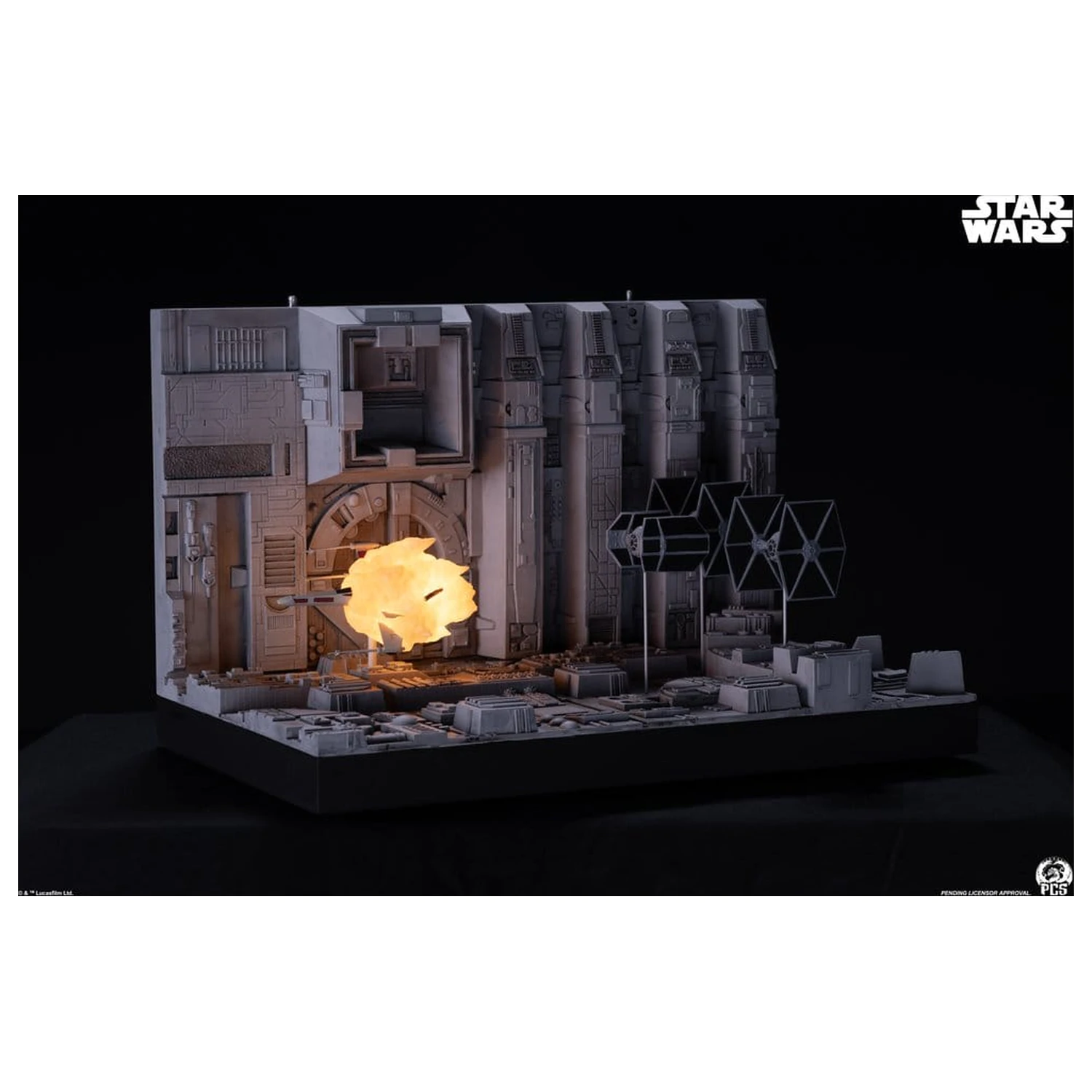 Star Wars Movie Moments Mini Scale Diorama Trench Run 23 cm zdjęcie produktu