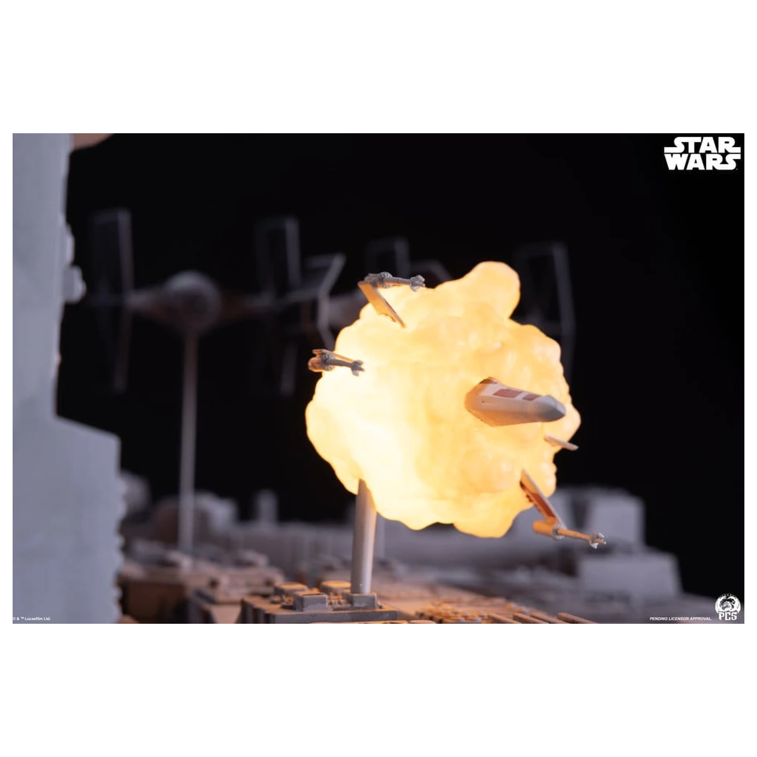 Star Wars Movie Moments Mini Scale Diorama Trench Run 23 cm zdjęcie produktu