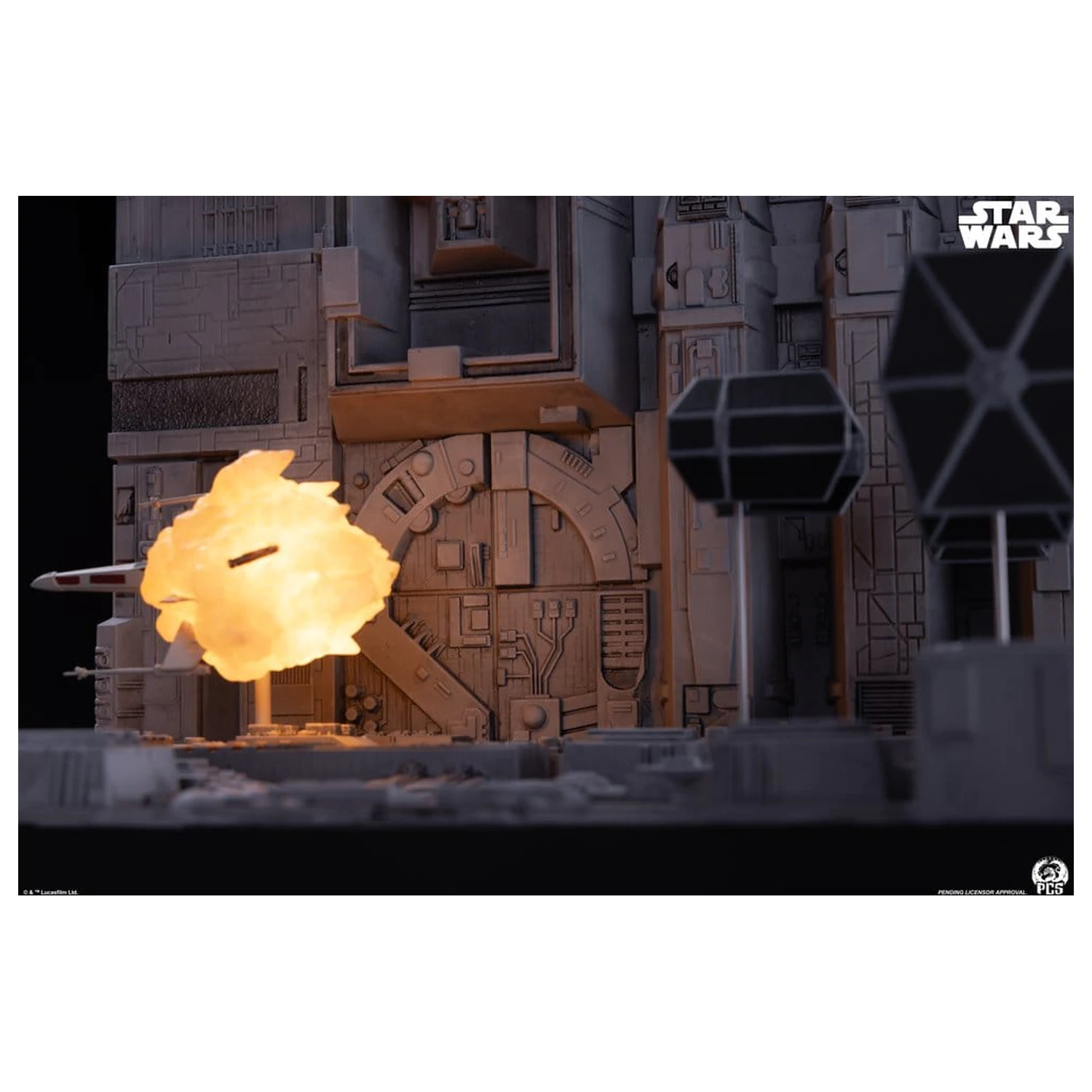 Star Wars Movie Moments Mini Scale Diorama Trench Run 23 cm zdjęcie produktu