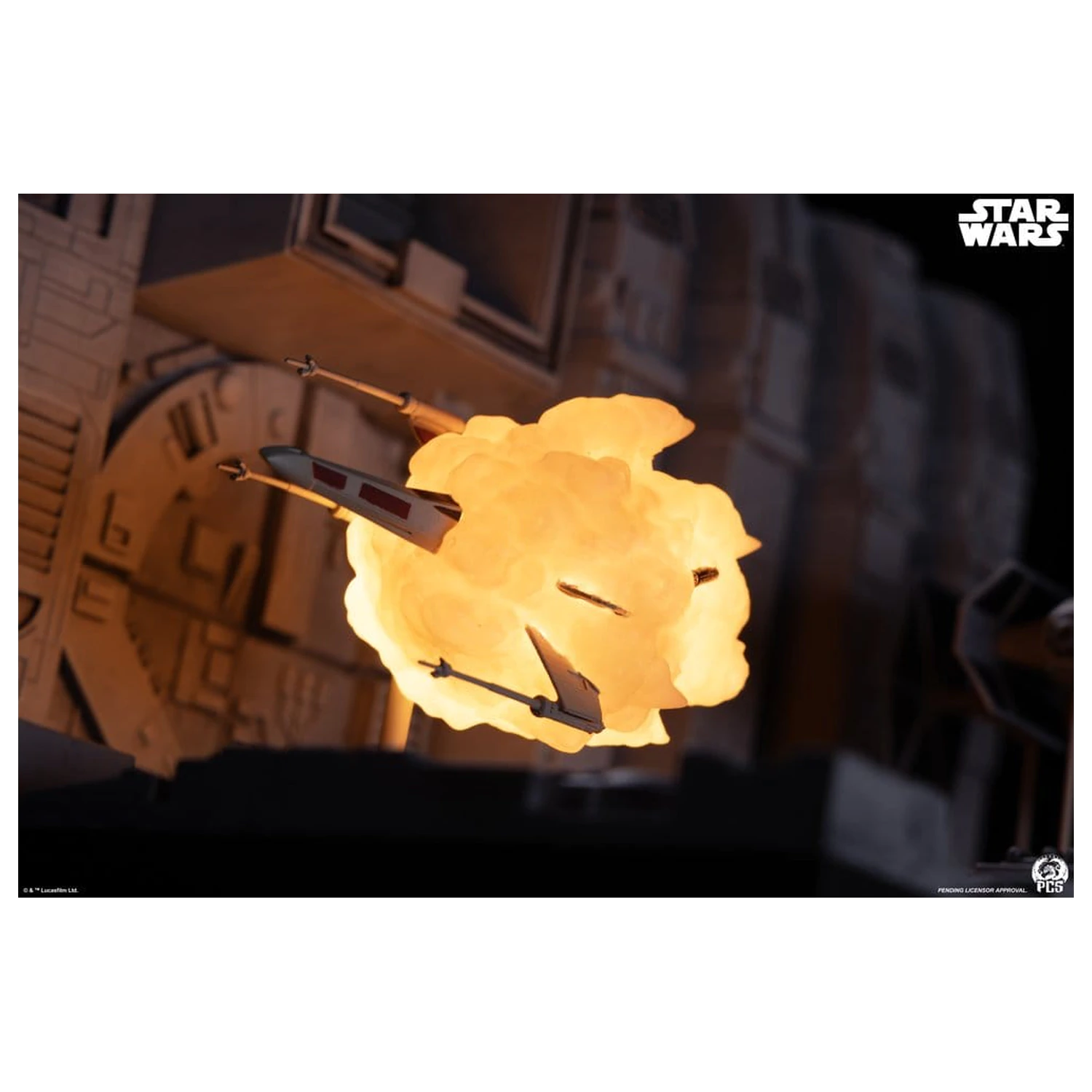 Star Wars Movie Moments Mini Scale Diorama Trench Run 23 cm zdjęcie produktu