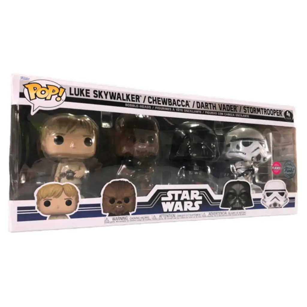 Star Wars POP! Movies Figurka winylowa 4-Pack New Classics (FL) 9 cm zdjęcie produktu