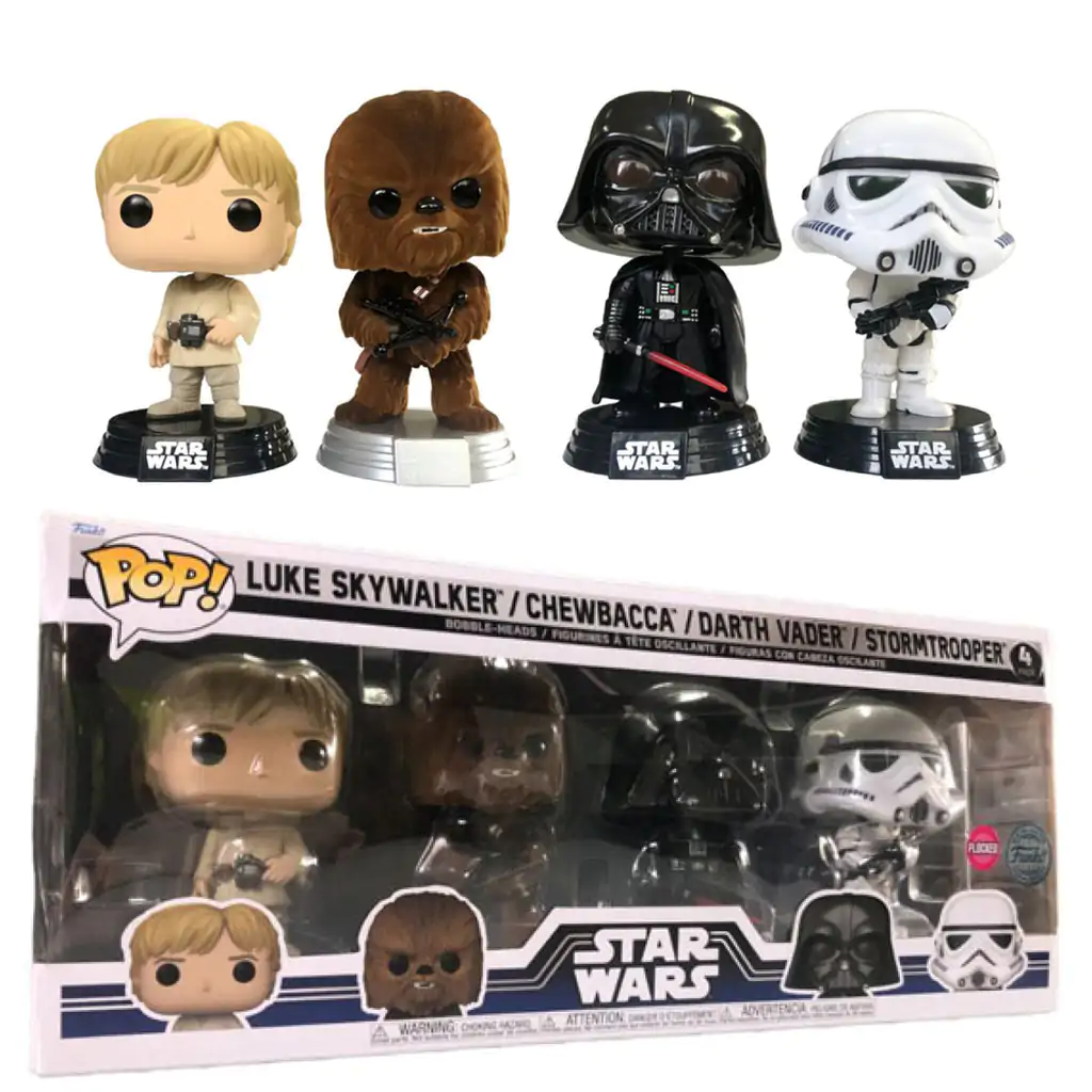 Star Wars POP! Movies Figurka winylowa 4-Pack New Classics (FL) 9 cm zdjęcie produktu