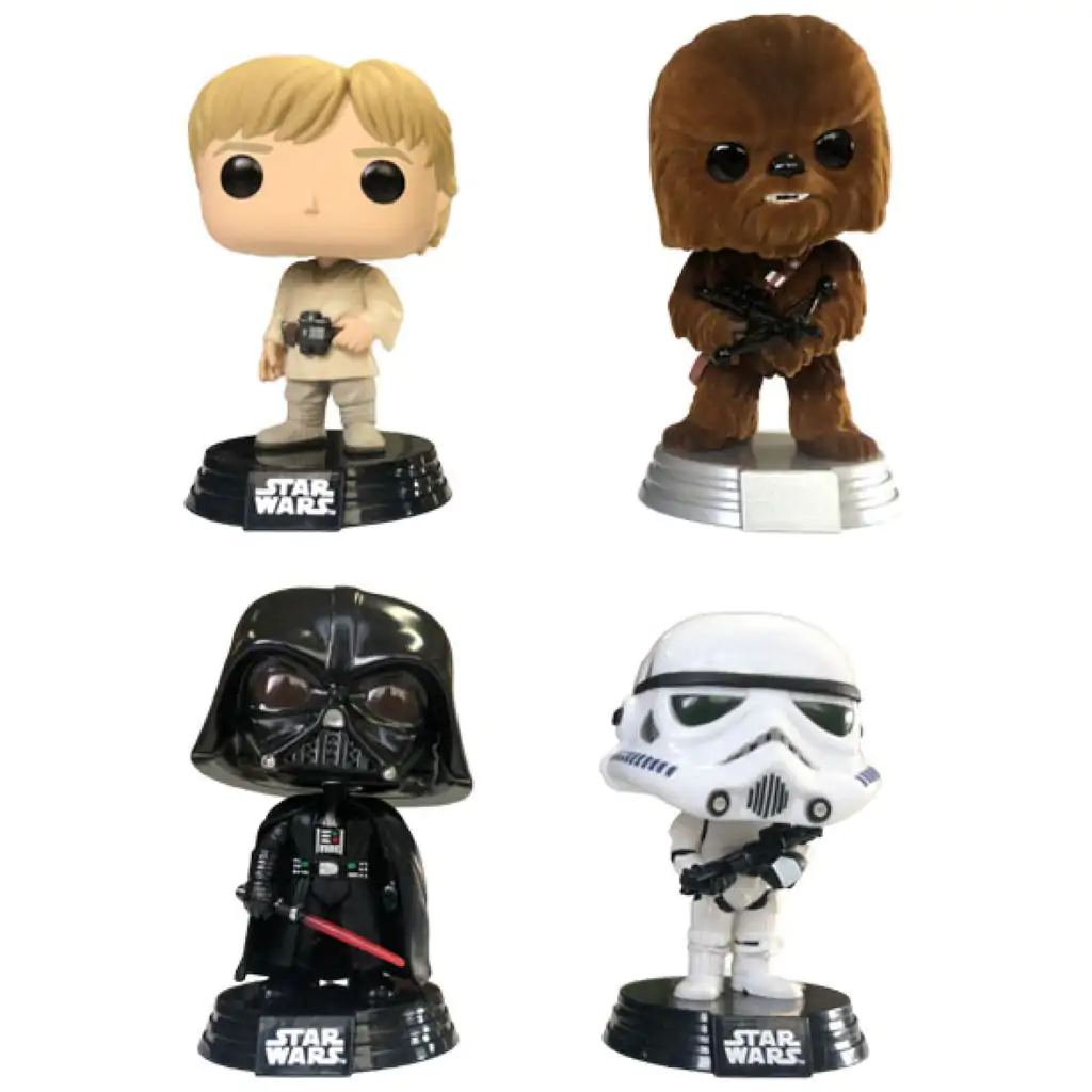 Star Wars POP! Movies Figurka winylowa 4-Pack New Classics (FL) 9 cm zdjęcie produktu