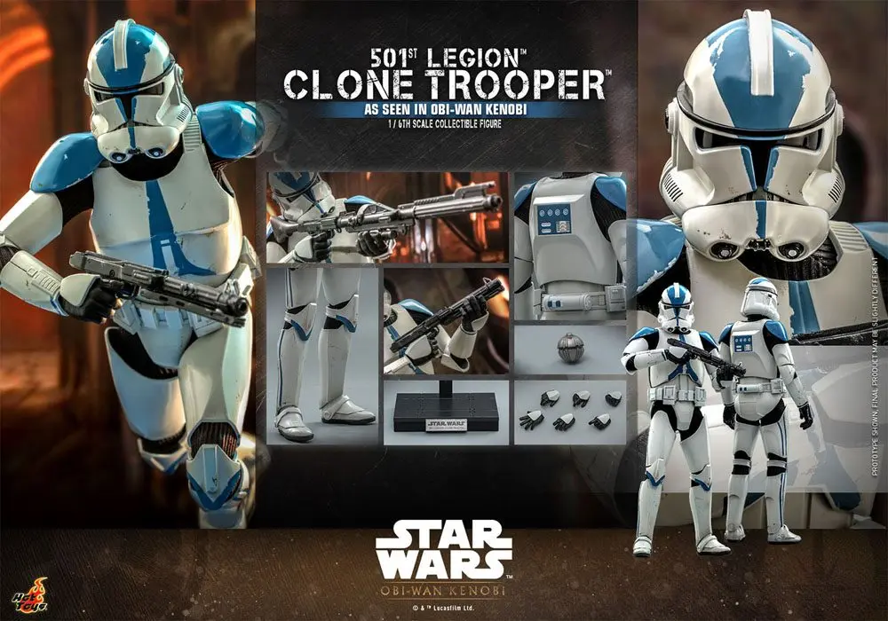 Star Wars: Obi-Wan Kenobi Figurka Akcji 1/6 501st Legion Clone Trooper 30 cm zdjęcie produktu