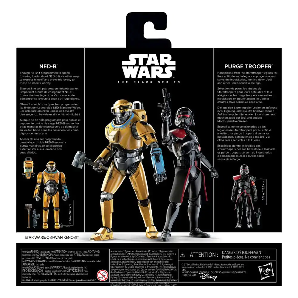 Star Wars: Obi-Wan Kenobi Black Series Figurka Akcji 2-Pack NED-B & Purge Trooper Exclusive 15 cm zdjęcie produktu