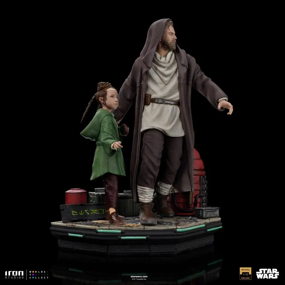 Star Wars: Obi-Wan Kenobi Deluxe Art Scale Statue 1/10 Statua Obi-Wan i Młoda Leia 20 cm zdjęcie produktu