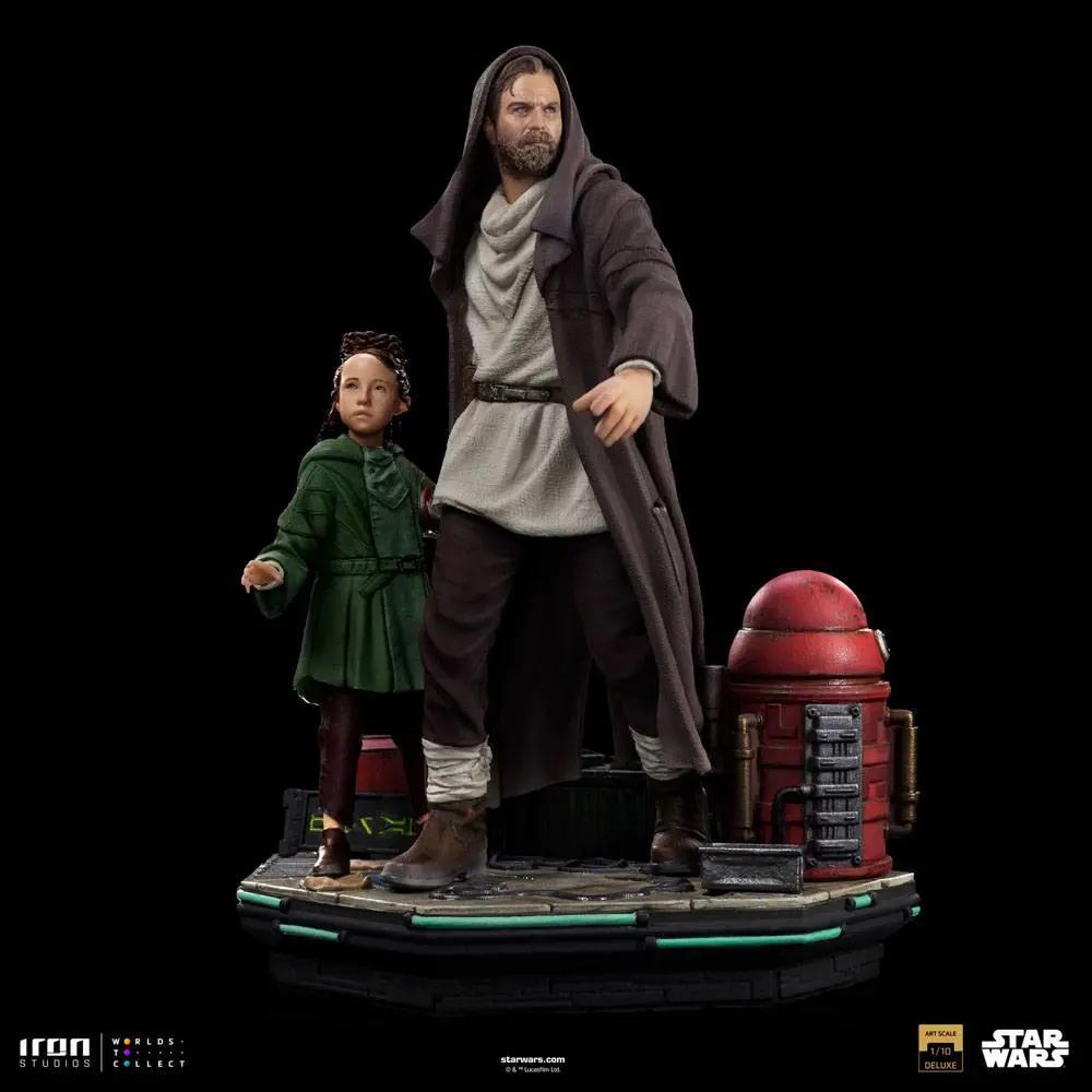 Star Wars: Obi-Wan Kenobi Deluxe Art Scale Statue 1/10 Statua Obi-Wan i Młoda Leia 20 cm zdjęcie produktu