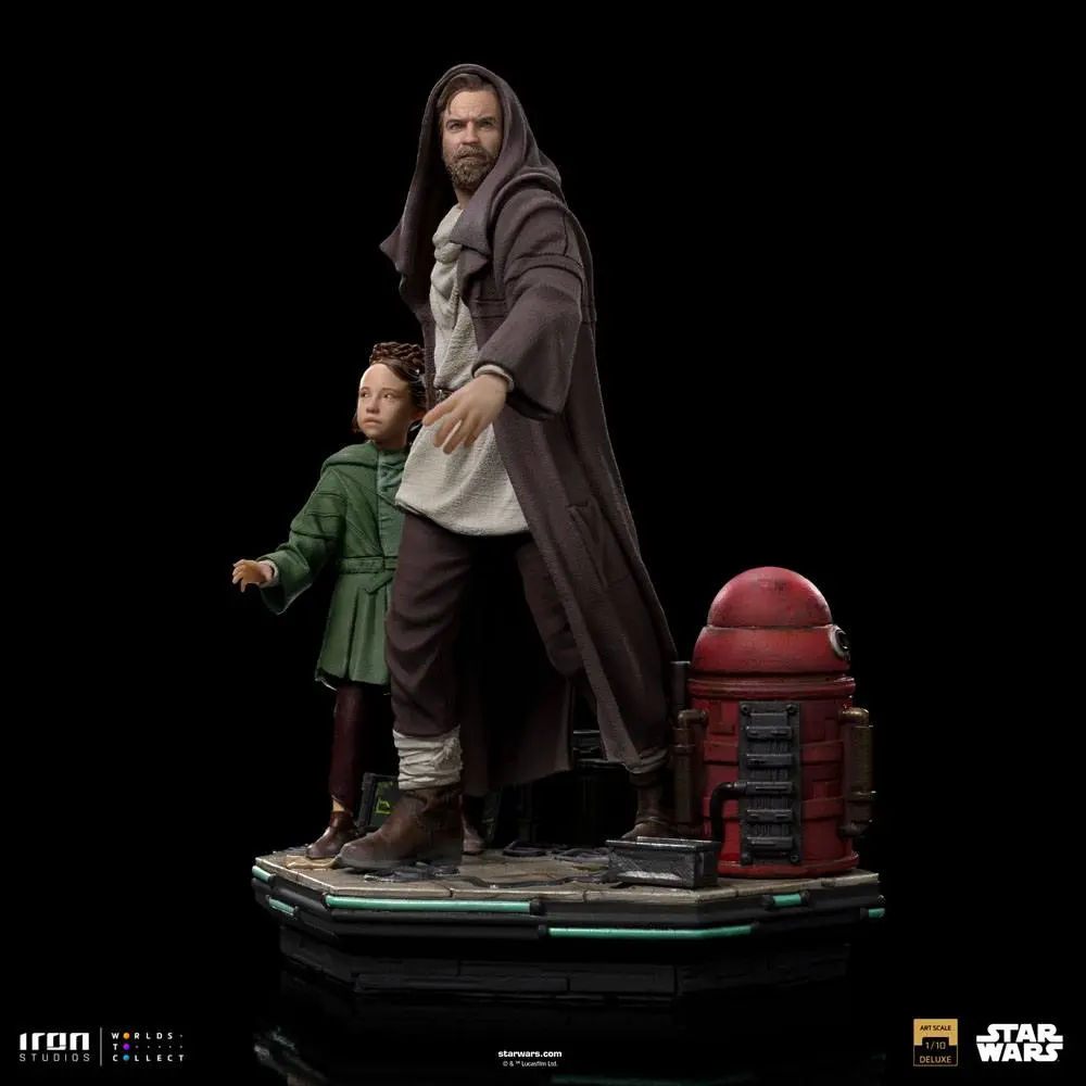 Star Wars: Obi-Wan Kenobi Deluxe Art Scale Statue 1/10 Statua Obi-Wan i Młoda Leia 20 cm zdjęcie produktu