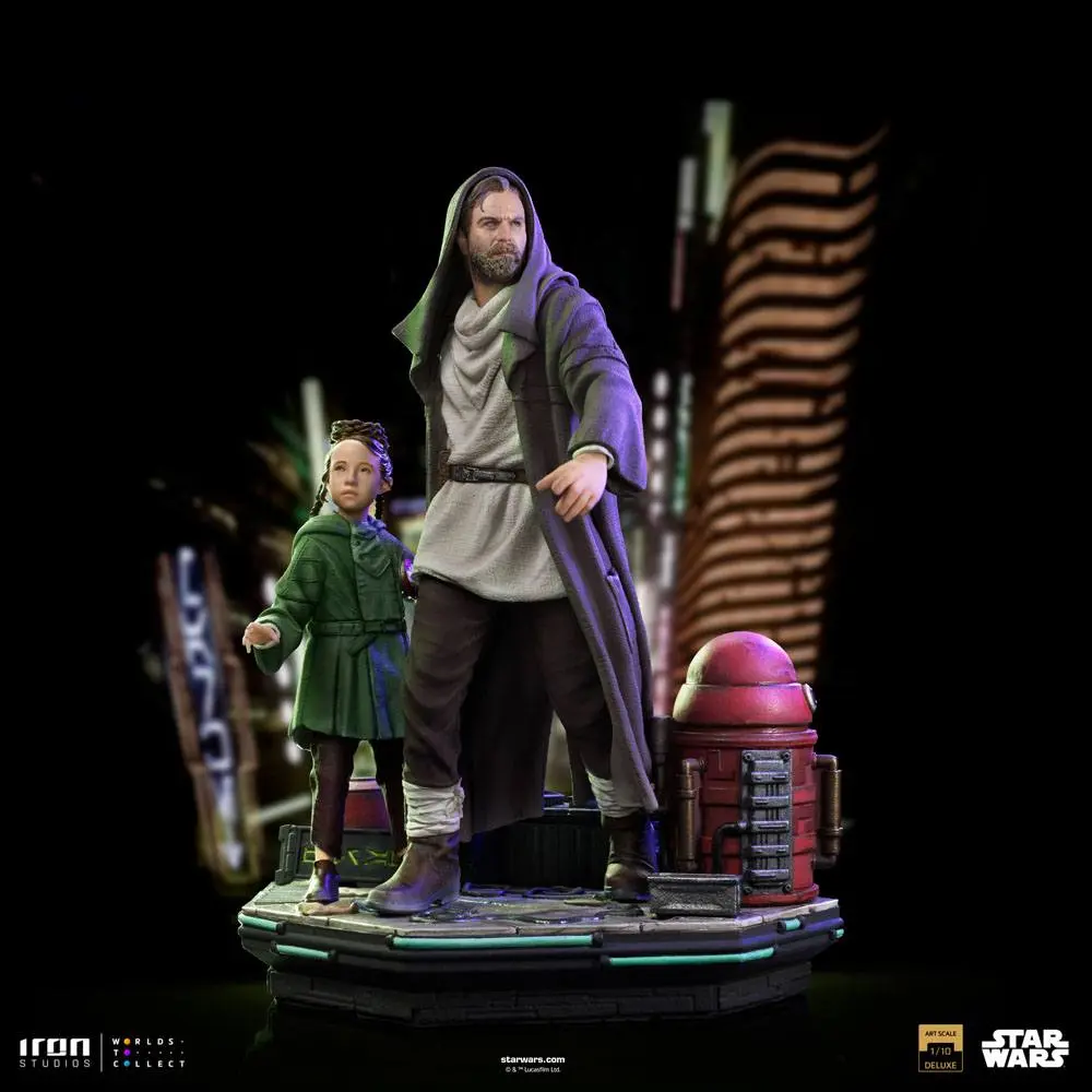 Star Wars: Obi-Wan Kenobi Deluxe Art Scale Statue 1/10 Statua Obi-Wan i Młoda Leia 20 cm zdjęcie produktu