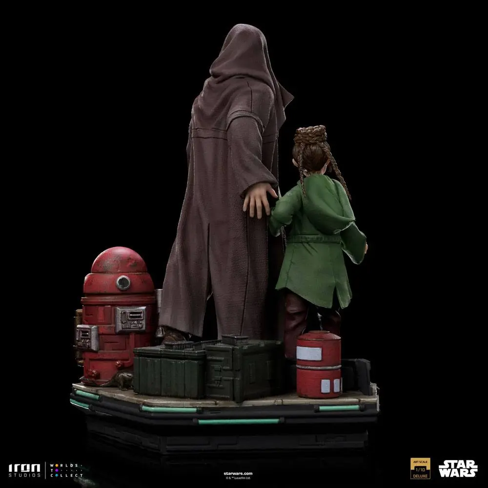 Star Wars: Obi-Wan Kenobi Deluxe Art Scale Statue 1/10 Statua Obi-Wan i Młoda Leia 20 cm zdjęcie produktu