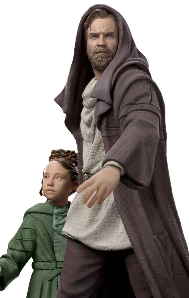 Star Wars: Obi-Wan Kenobi Deluxe Art Scale Statue 1/10 Statua Obi-Wan i Młoda Leia 20 cm zdjęcie produktu