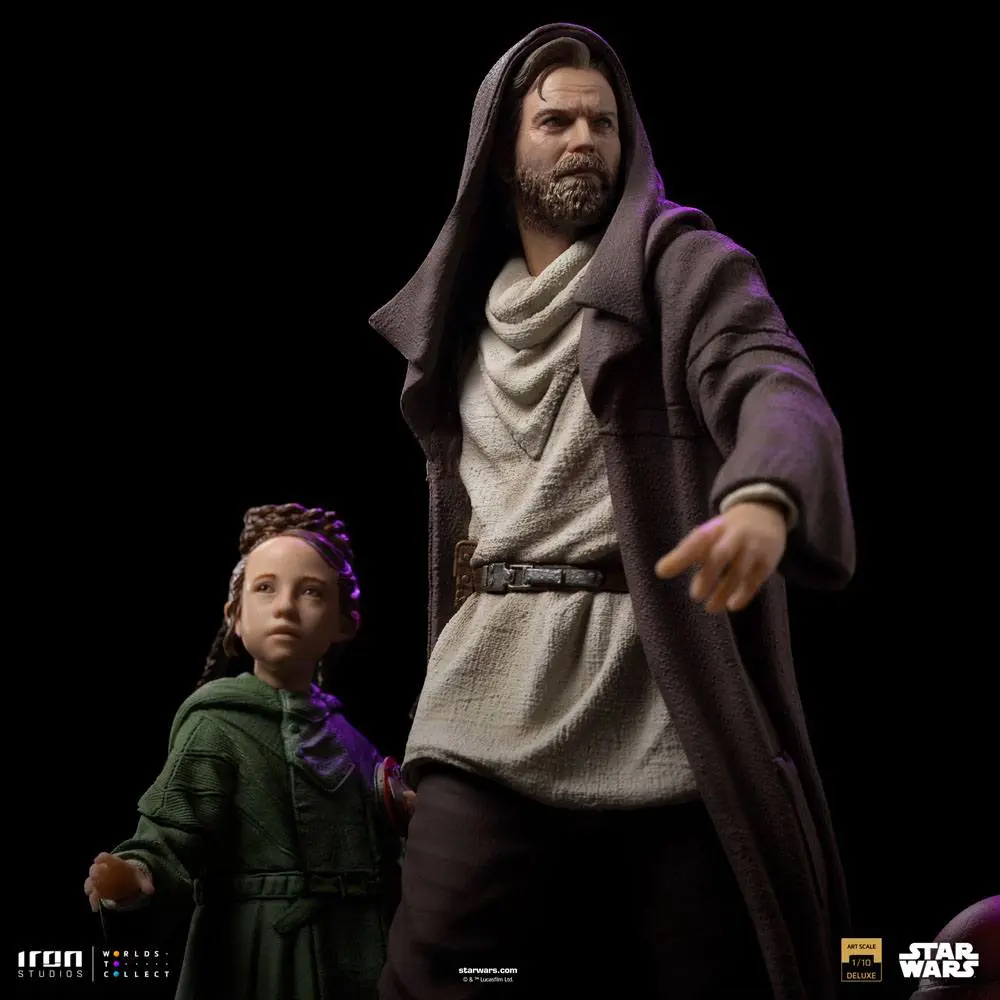 Star Wars: Obi-Wan Kenobi Deluxe Art Scale Statue 1/10 Statua Obi-Wan i Młoda Leia 20 cm zdjęcie produktu