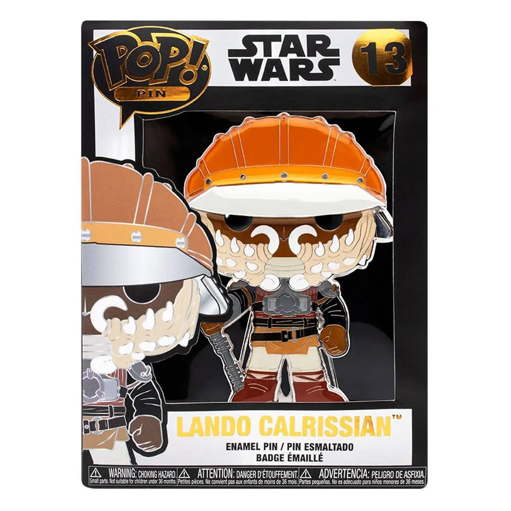 Star Wars POP! przypinka emaliowana Lando Calrissian 10 cm zdjęcie produktu
