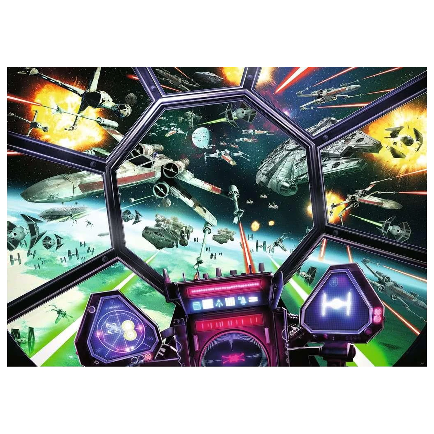 STAR WARS Puzzle TIE Fighter Cockpit (1000 elementów) zdjęcie produktu