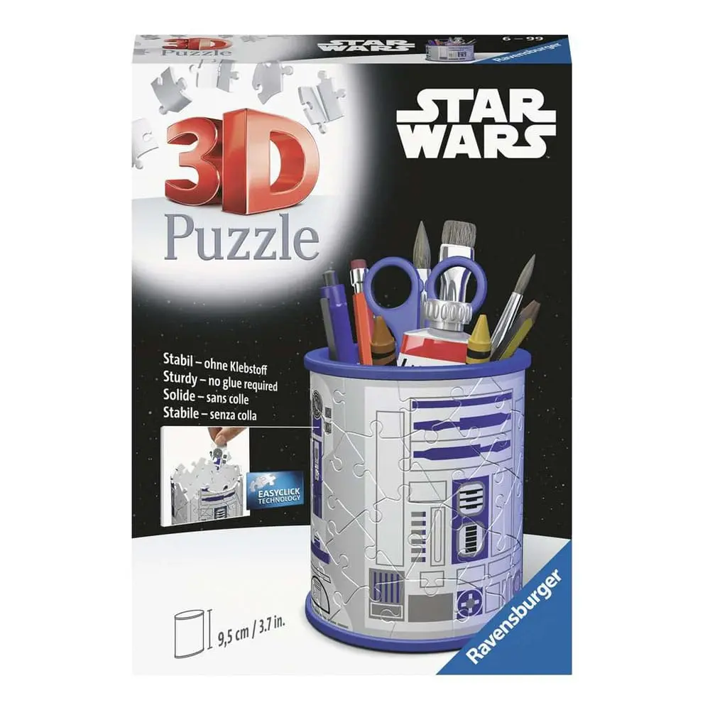 Star Wars 3D Puzzle Pojemnik na długopisy R2-D2 (57 elementów) zdjęcie produktu