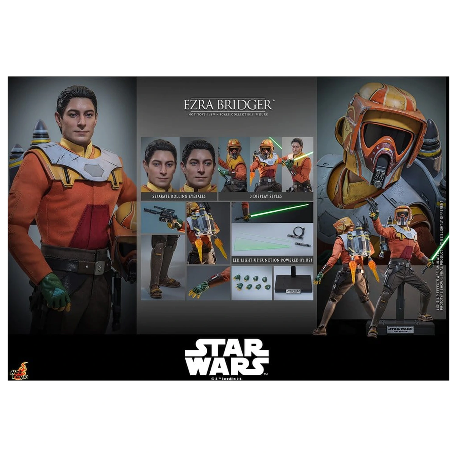 Star Wars: Rebels Television Masterpiece Figurka Akcji 1/6 Ezra Bridger 31 cm zdjęcie produktu