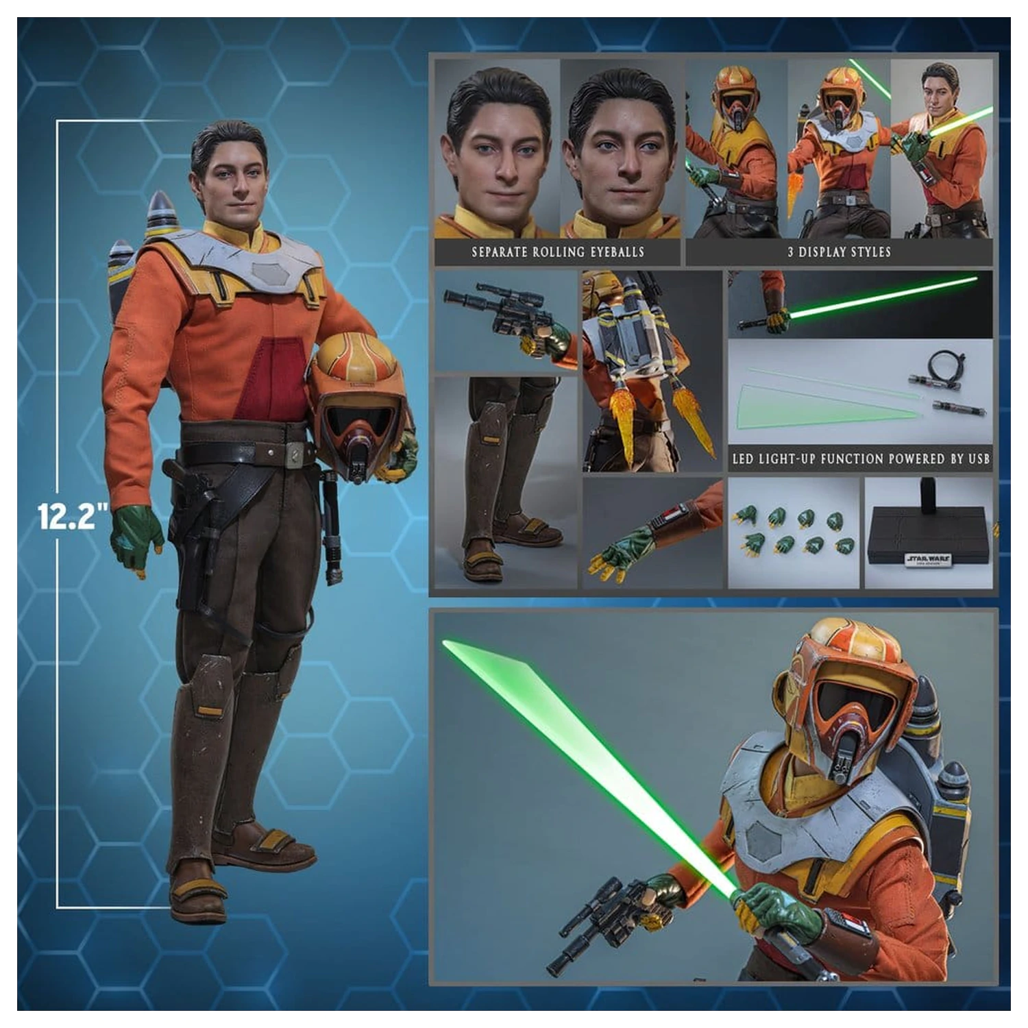 Star Wars: Rebels Television Masterpiece Figurka Akcji 1/6 Ezra Bridger 31 cm zdjęcie produktu