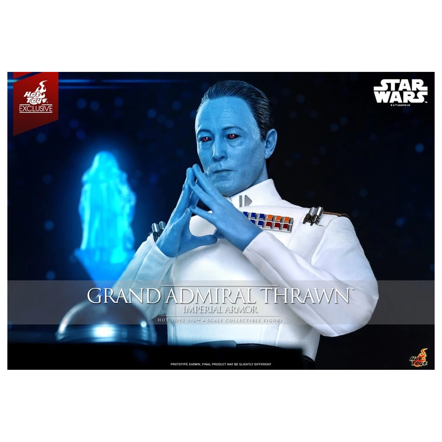 Star Wars: Rebels Telewizyjna Kolekcja Arcydzieł Figurka Akcji 1/6 Grand Admiral Thrawn (Imperial Armor) 32 cm zdjęcie produktu