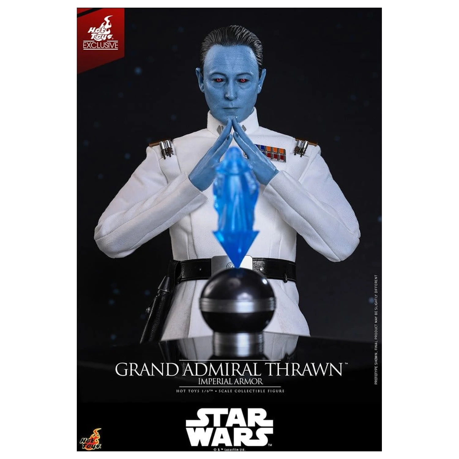 Star Wars: Rebels Telewizyjna Kolekcja Arcydzieł Figurka Akcji 1/6 Grand Admiral Thrawn (Imperial Armor) 32 cm zdjęcie produktu