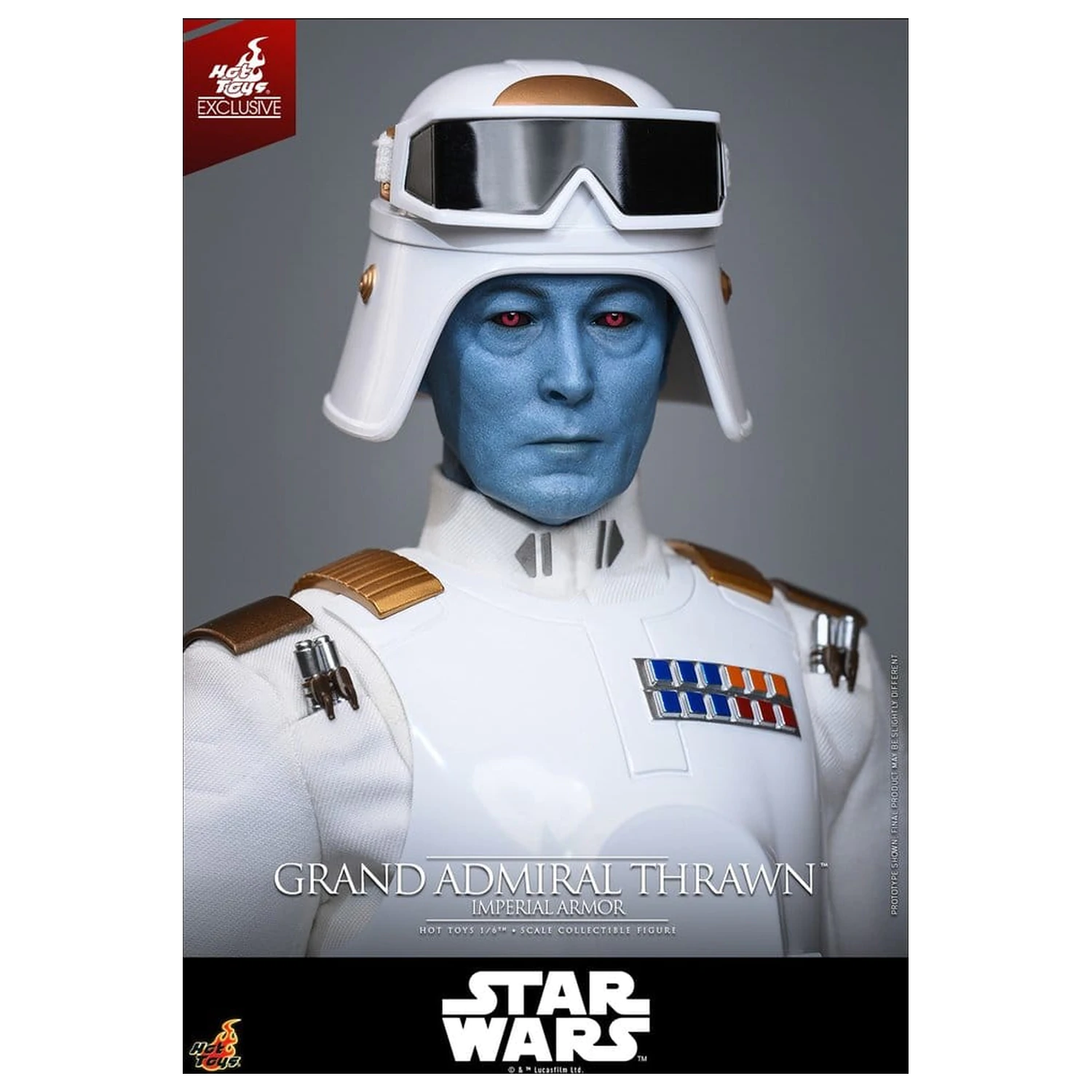Star Wars: Rebels Telewizyjna Kolekcja Arcydzieł Figurka Akcji 1/6 Grand Admiral Thrawn (Imperial Armor) 32 cm zdjęcie produktu
