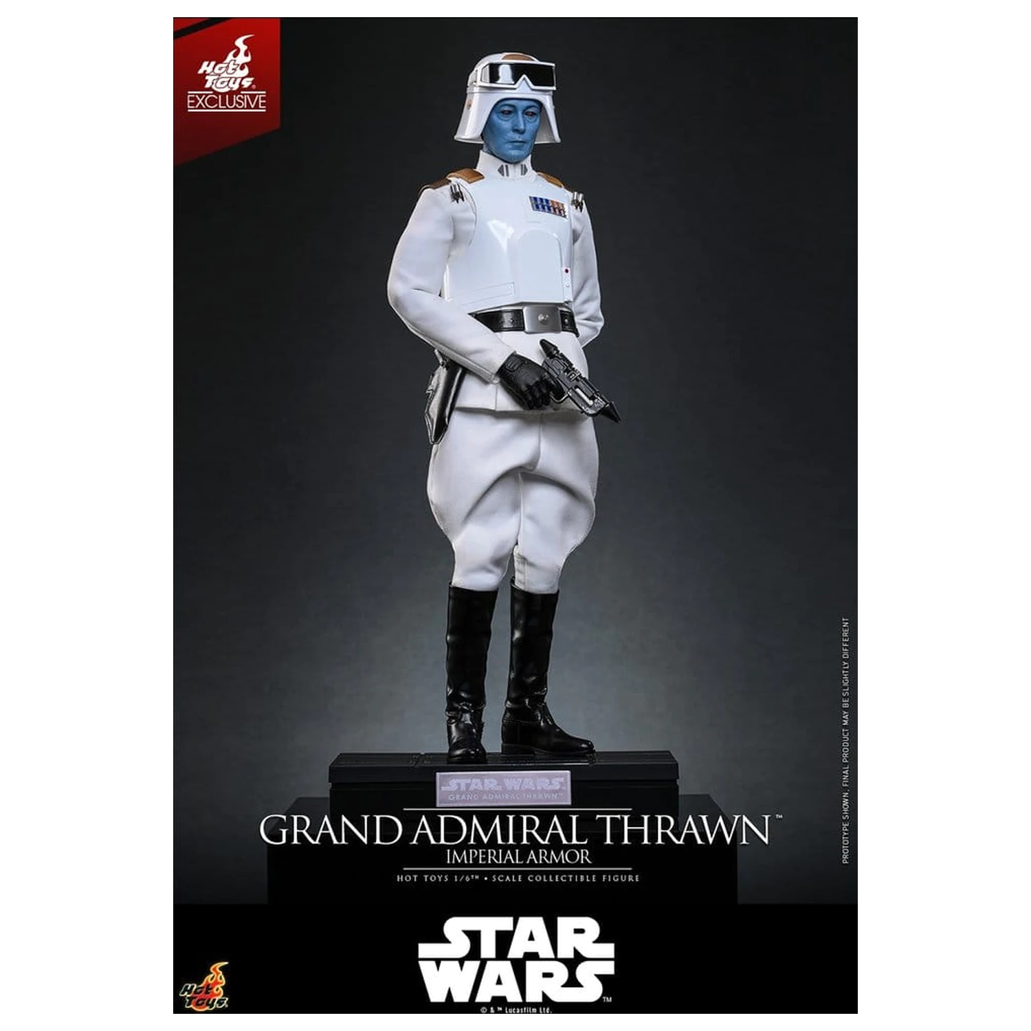 Star Wars: Rebels Telewizyjna Kolekcja Arcydzieł Figurka Akcji 1/6 Grand Admiral Thrawn (Imperial Armor) 32 cm zdjęcie produktu