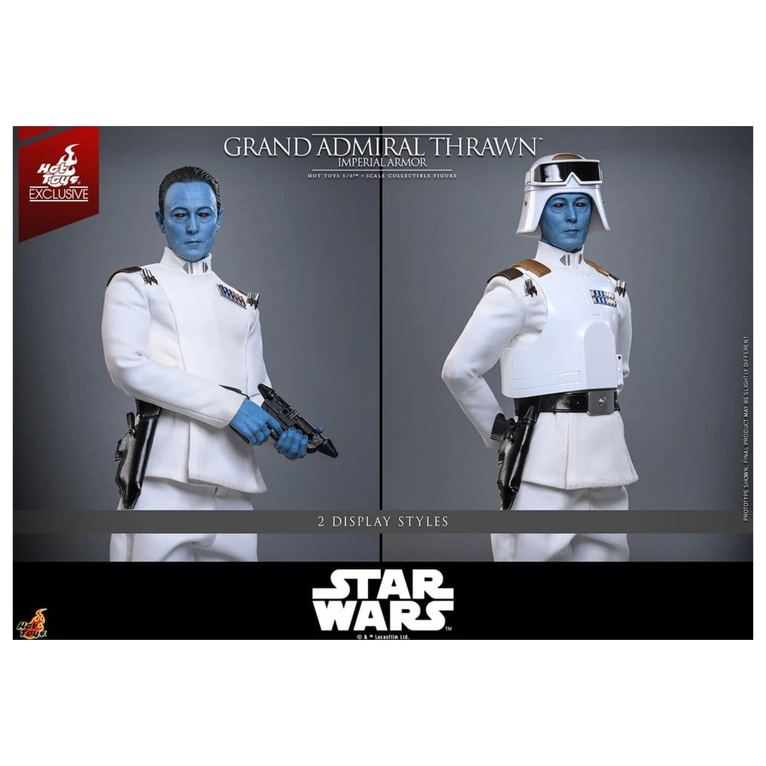 Star Wars: Rebels Telewizyjna Kolekcja Arcydzieł Figurka Akcji 1/6 Grand Admiral Thrawn (Imperial Armor) 32 cm zdjęcie produktu