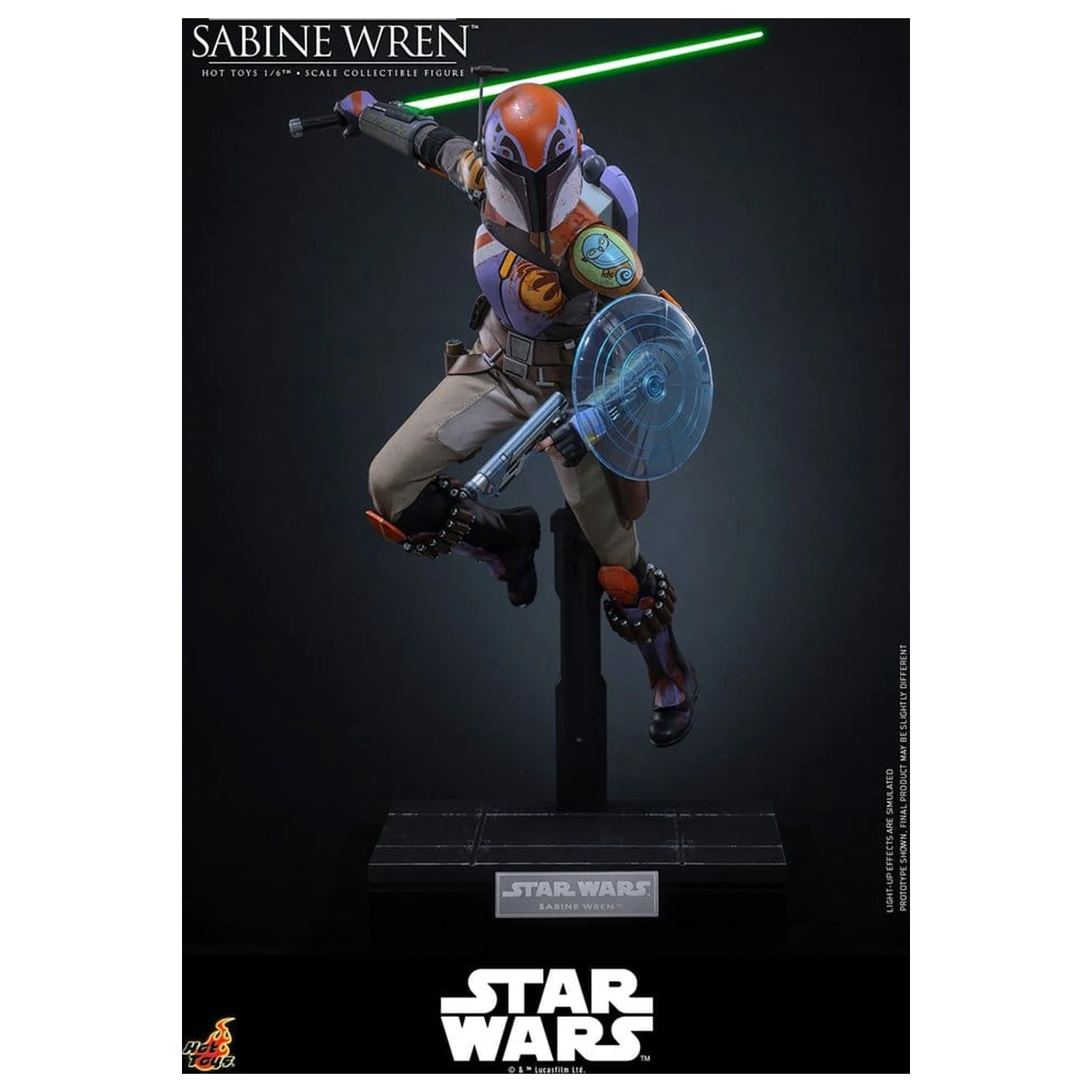 Star Wars: Rebels Telewizyjna Figurka Akcji arcydzieło w skali 1/6 Sabine Wren 29 cm zdjęcie produktu