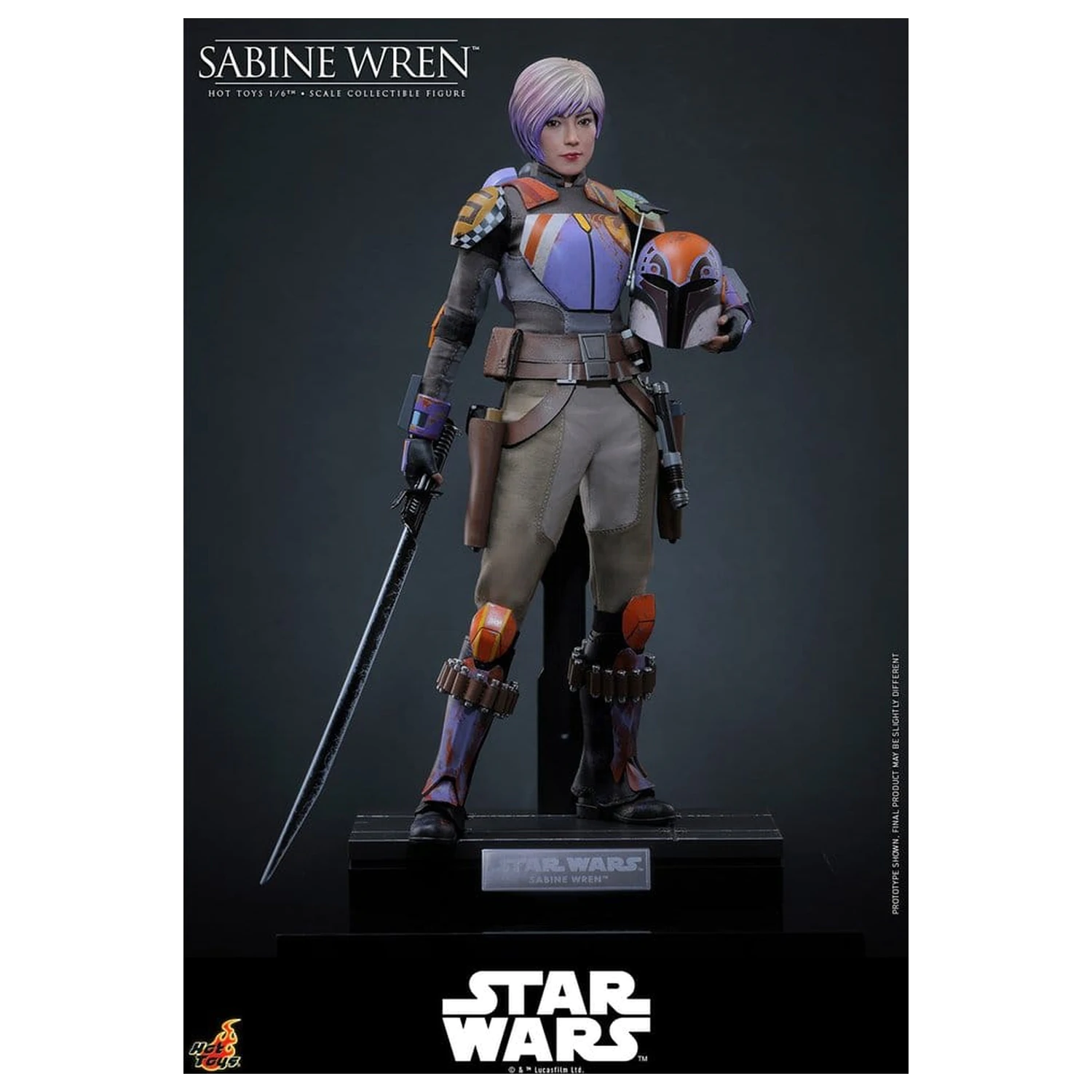 Star Wars: Rebels Telewizyjna Figurka Akcji arcydzieło w skali 1/6 Sabine Wren 29 cm zdjęcie produktu