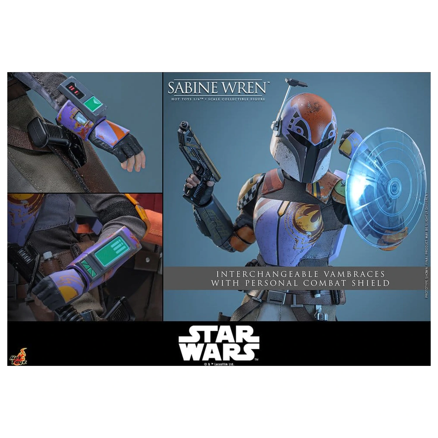 Star Wars: Rebels Telewizyjna Figurka Akcji arcydzieło w skali 1/6 Sabine Wren 29 cm zdjęcie produktu