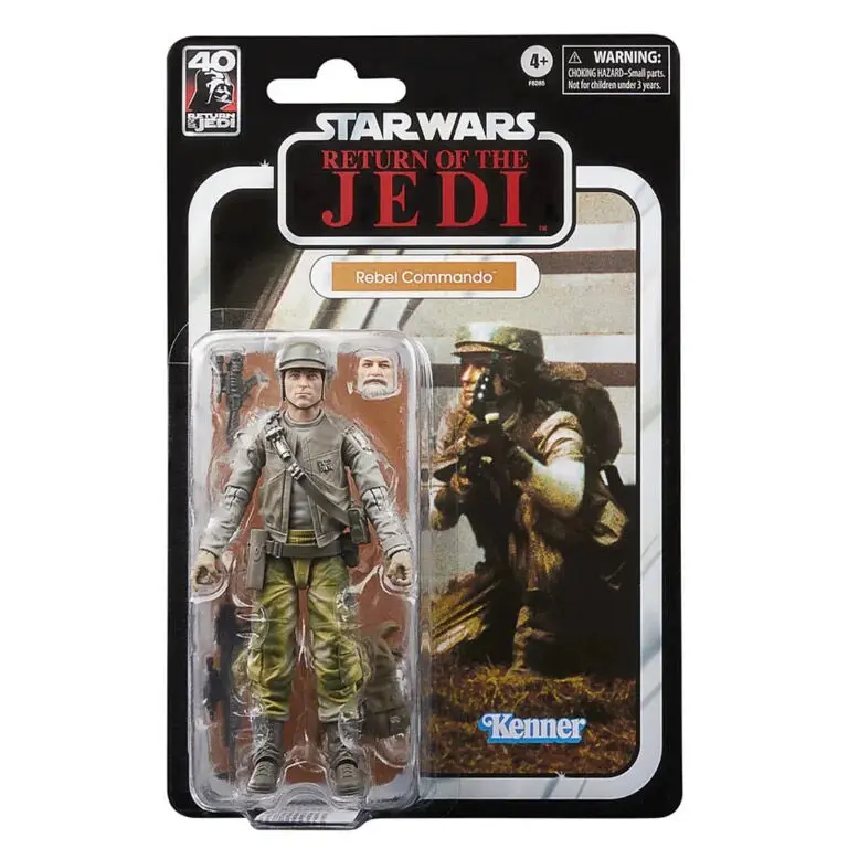 Star Wars: Część VI - 40. rocznica, figurka akcji Black Series, Rebel Commando, 15 cm zdjęcie produktu