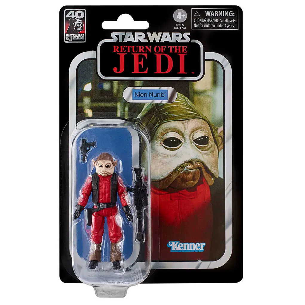 Star Wars: Część VI – Powrót Jedi 40th Anniversary Vintage Collection Figurka Akcji Nien Nunb 10 cm zdjęcie produktu