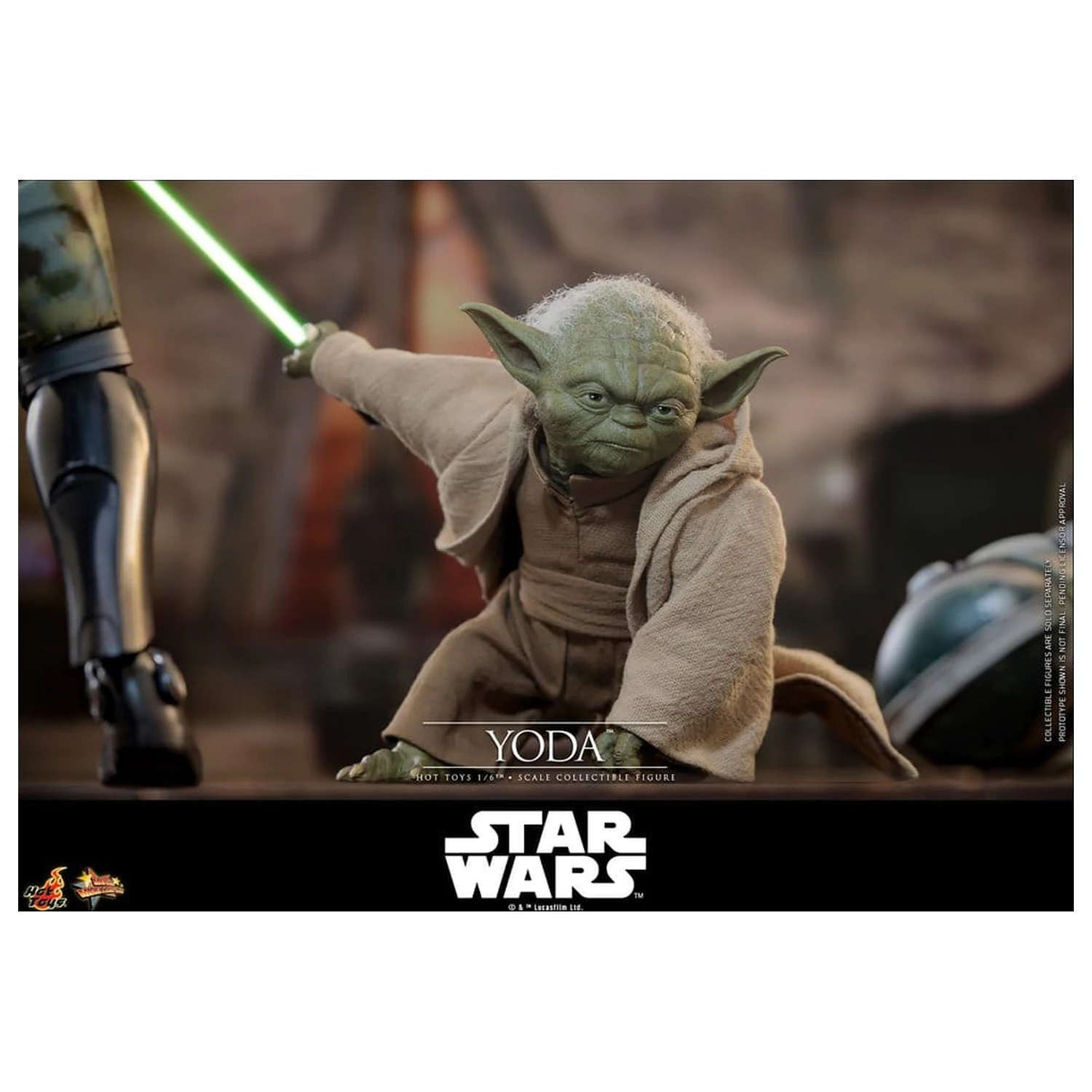 Star Wars: Revenge of the Sith Movie Masterpiece Figurka akcji 1/6 Yoda 14 cm zdjęcie produktu