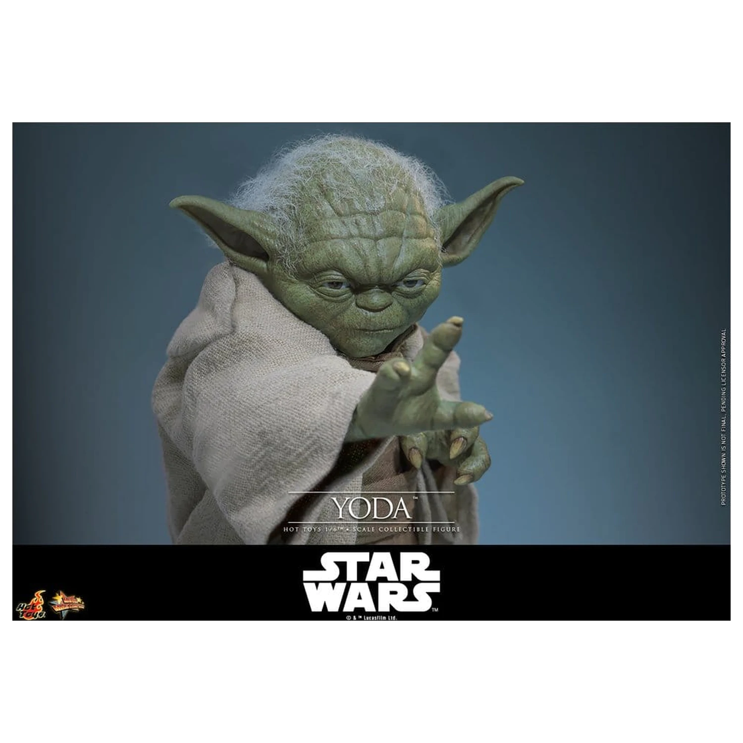 Star Wars: Revenge of the Sith Movie Masterpiece Figurka akcji 1/6 Yoda 14 cm zdjęcie produktu
