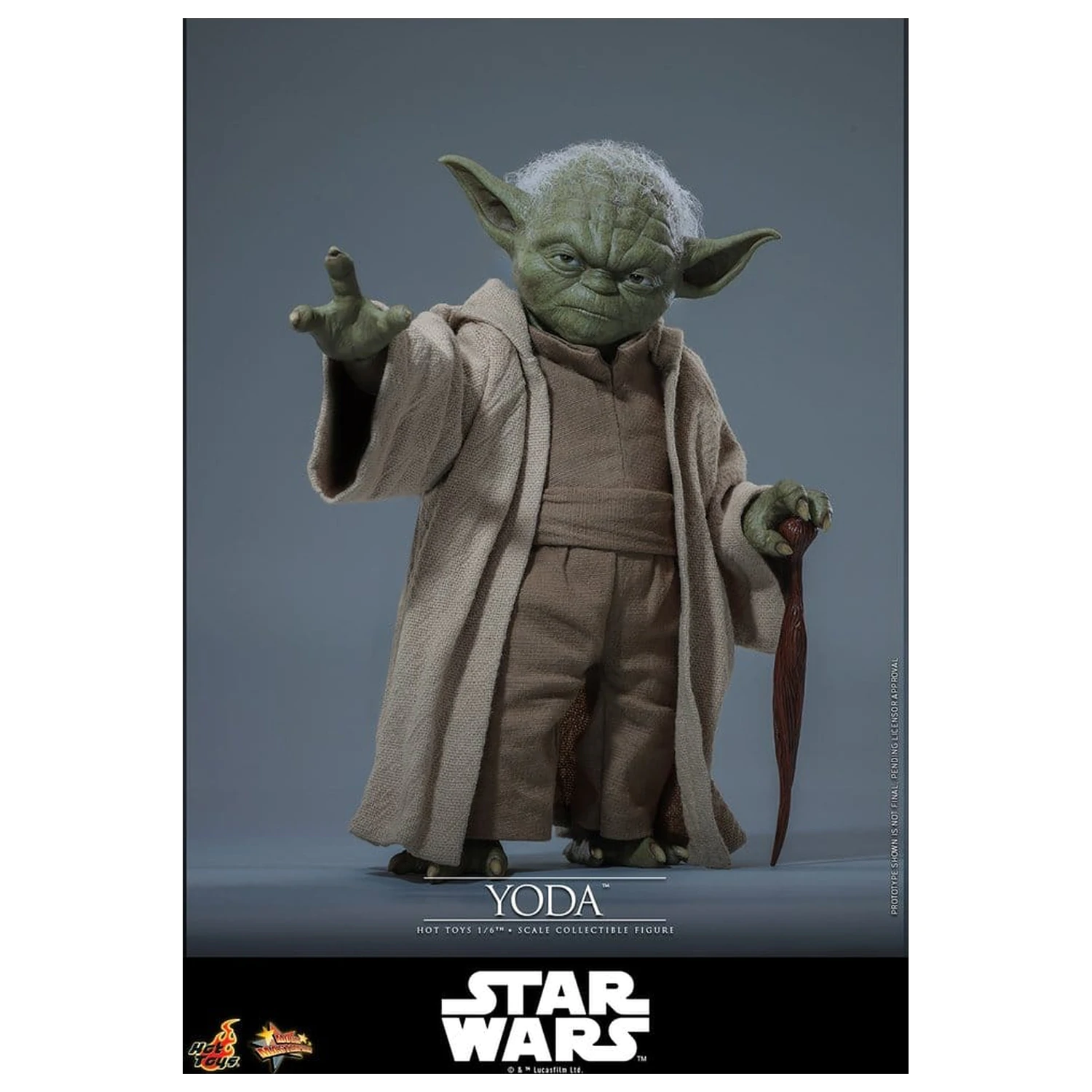 Star Wars: Revenge of the Sith Movie Masterpiece Figurka akcji 1/6 Yoda 14 cm zdjęcie produktu