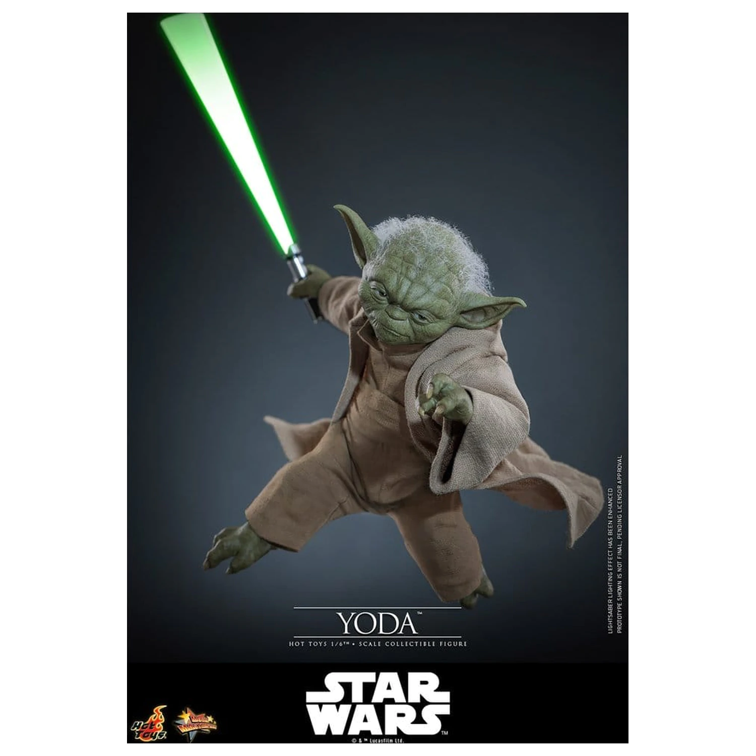 Star Wars: Revenge of the Sith Movie Masterpiece Figurka akcji 1/6 Yoda 14 cm zdjęcie produktu