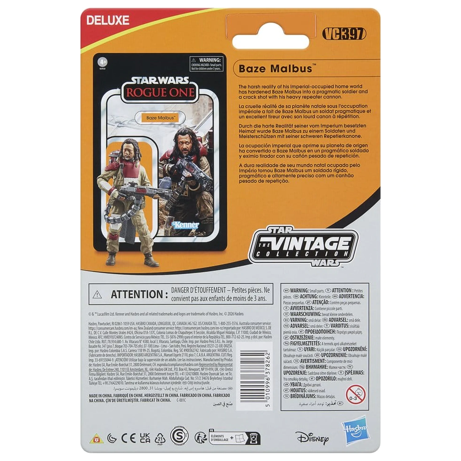 Star Wars: Rogue One Vintage Collection Figurka Baze Malbus 10 cm zdjęcie produktu