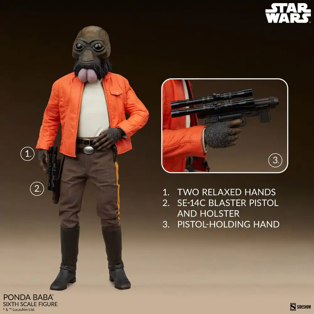 Star Wars Scum & Villainy Figurka Akcji 1/6 Ponda Baba 30 cm zdjęcie produktu