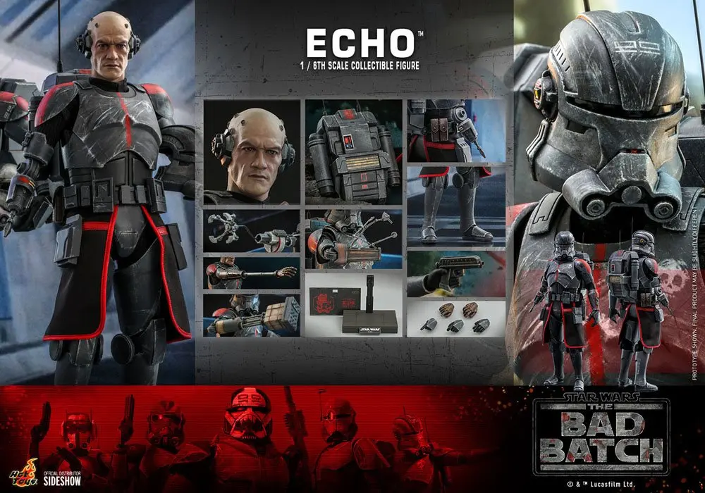 Star Wars The Bad Batch Figurka Akcji 1/6 Echo 29 cm zdjęcie produktu