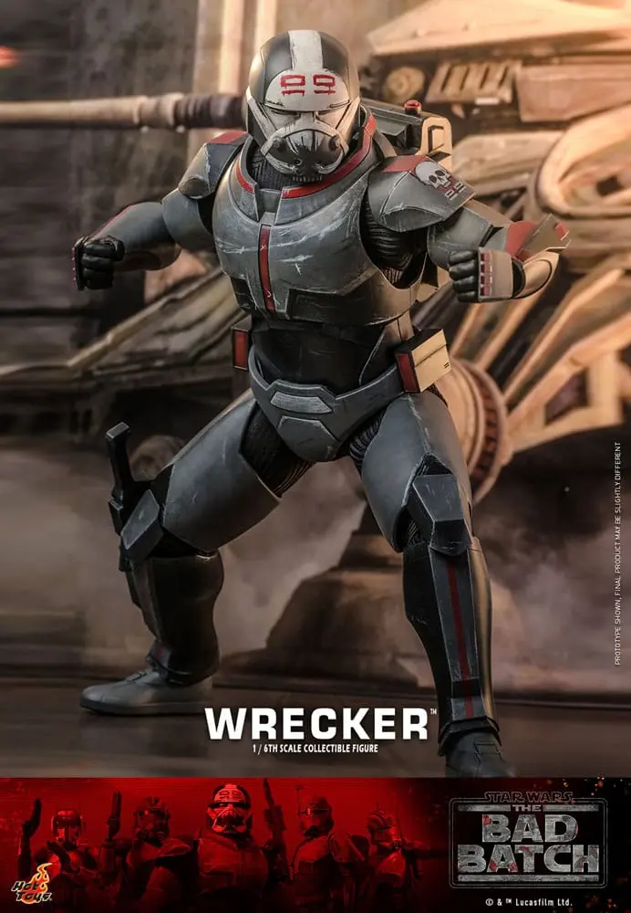 Star Wars: The Bad Batch Figurka Akcji 1/6 Wrecker 33 cm zdjęcie produktu