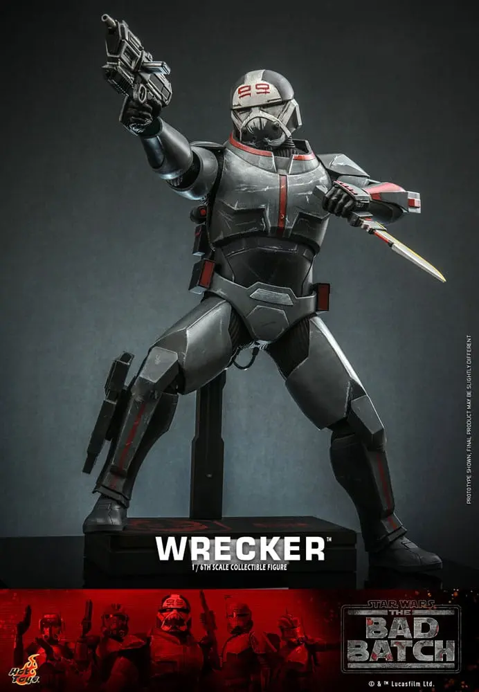 Star Wars: The Bad Batch Figurka Akcji 1/6 Wrecker 33 cm zdjęcie produktu