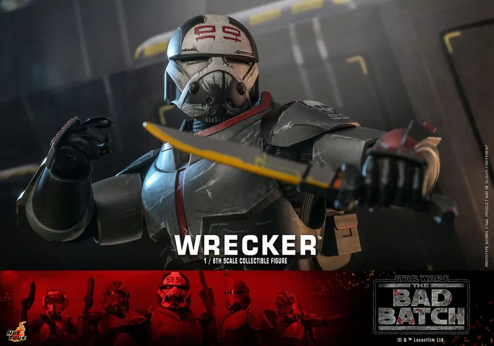 Star Wars: The Bad Batch Figurka Akcji 1/6 Wrecker 33 cm zdjęcie produktu
