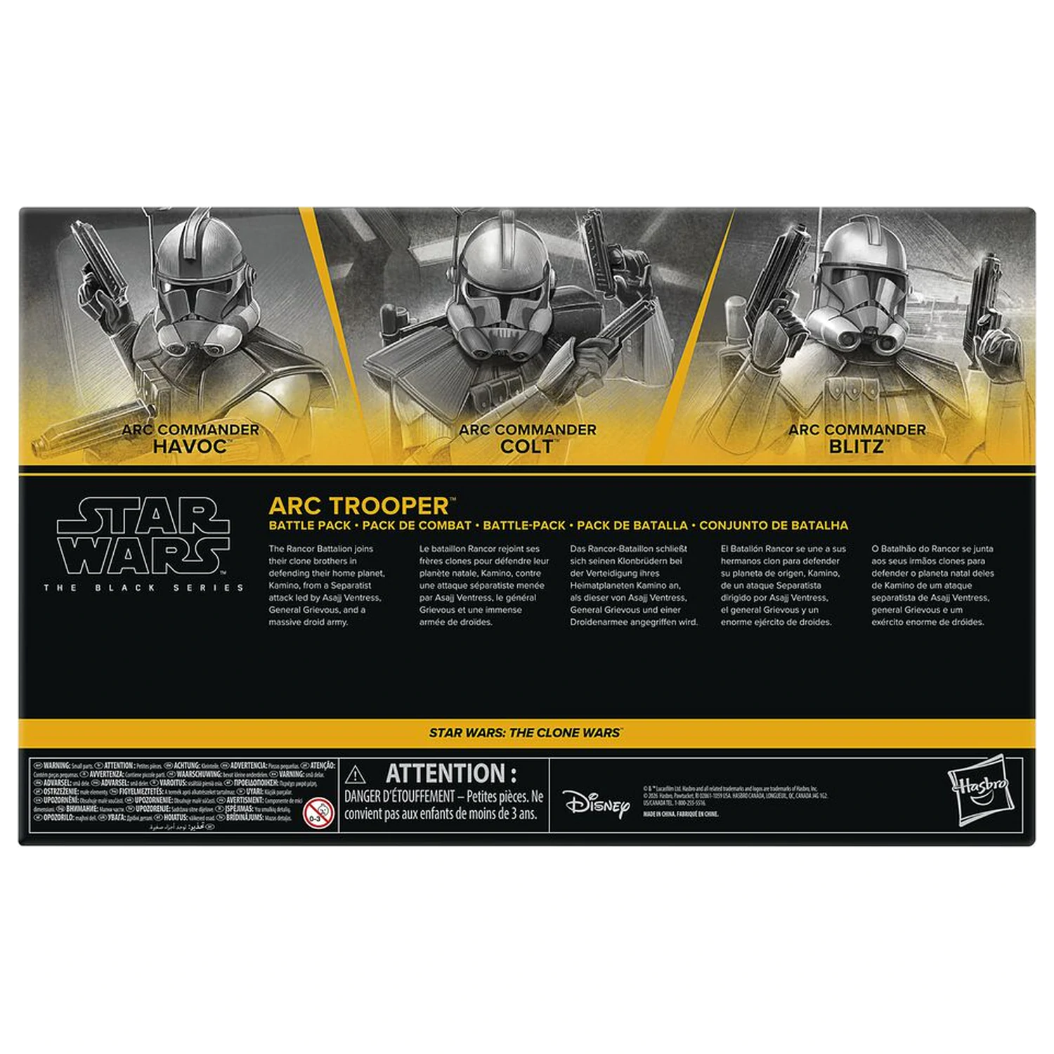 Star Wars The Black Series Star Wars The Clone Wars zestaw 3 figurek 15 cm zdjęcie produktu