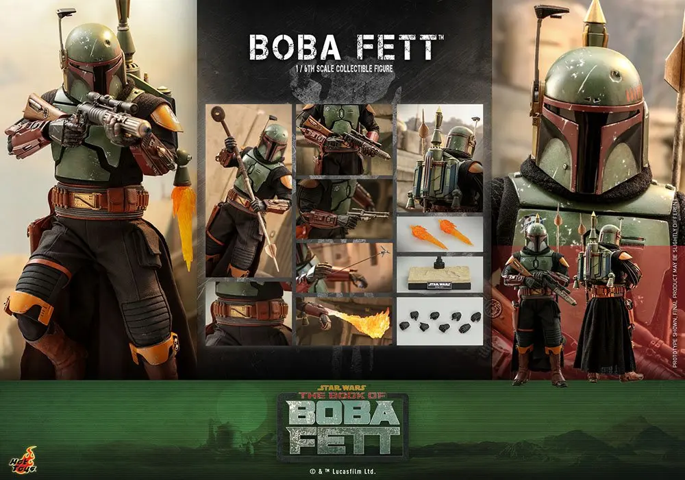 Star Wars: The Book of Boba Fett Figurka Boby Fetta w skali 1/6, 30 cm zdjęcie produktu