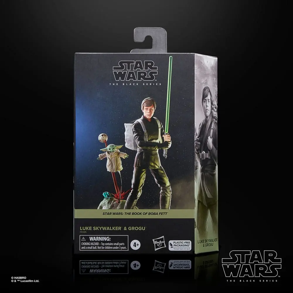 Star Wars: The Book of Boba Fett Black Series Figurka Akcji 2-Pack Luke Skywalker & Grogu 15 cm zdjęcie produktu