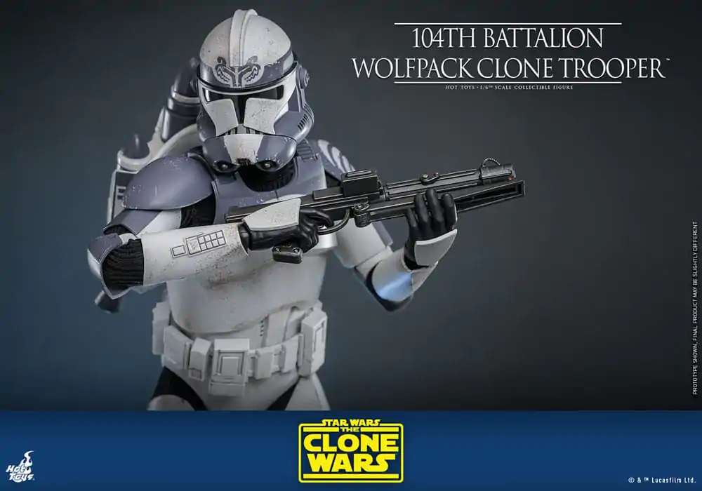 Star Wars The Clone Wars Figurka Akcji 1/6 104th Battalion Wolfpack Clone Trooper 30 cm zdjęcie produktu